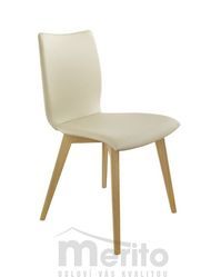 Jedálenská stolička koža masív S200 Hulsta 