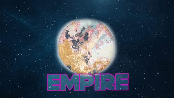 Moderný okrúhly koberec Empire