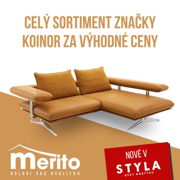 Zľavy až 20% na značku Koinor v predajni Merito