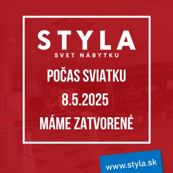 Otváracie hodiny počas sviatku 8.5.