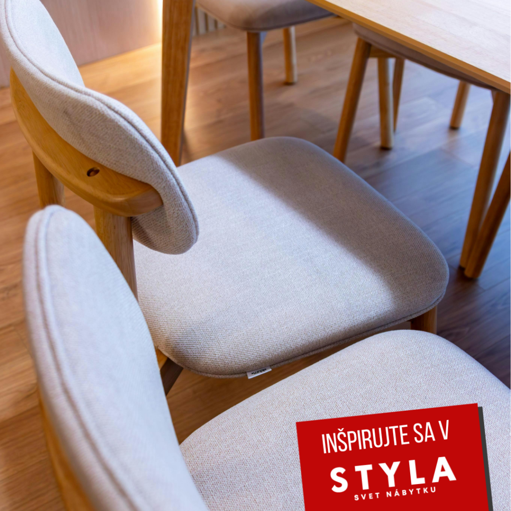 Pohodlné kuchynské stoličky pre každodenné stolovanie